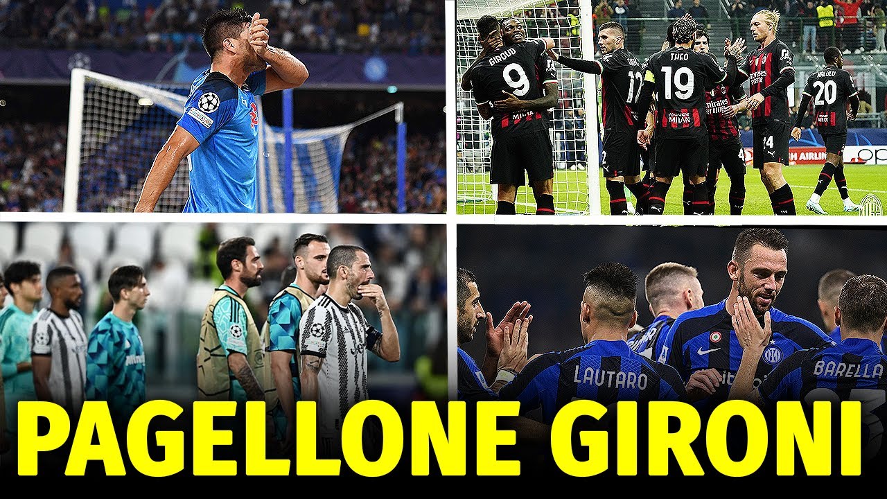PAGELLONE GIRONI CHAMPIONS LEAGUE 2022-23 - SICKWOLF