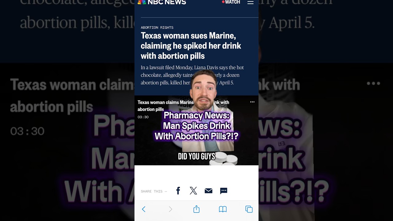 Woman given 10 misoprostol pills without consent 😳 Pharmacist explains risks & why it&rsquo;s in the news