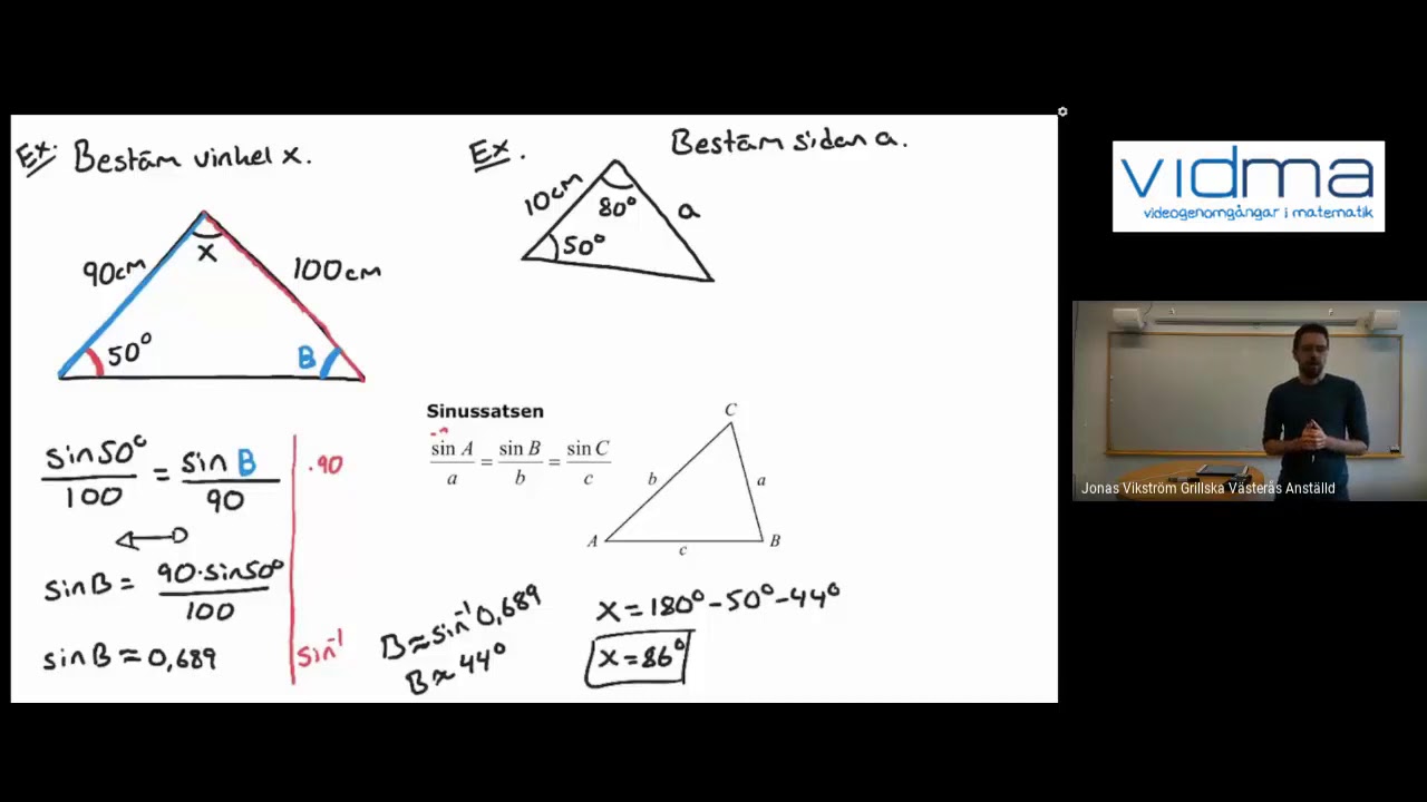 Matematik 3c: SINUSSATSEN