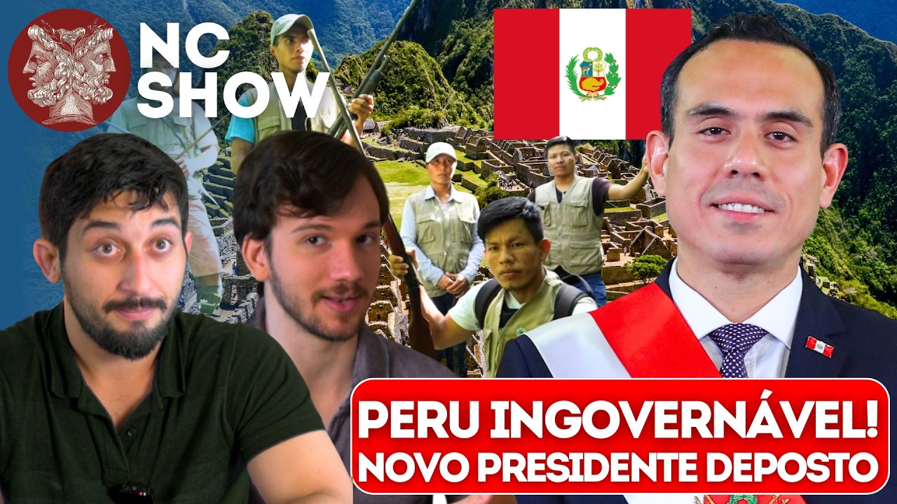 O PERU ESTÁ FORA DO CONTROLE! MAIS UM PRESIDENTE DEPOSTO