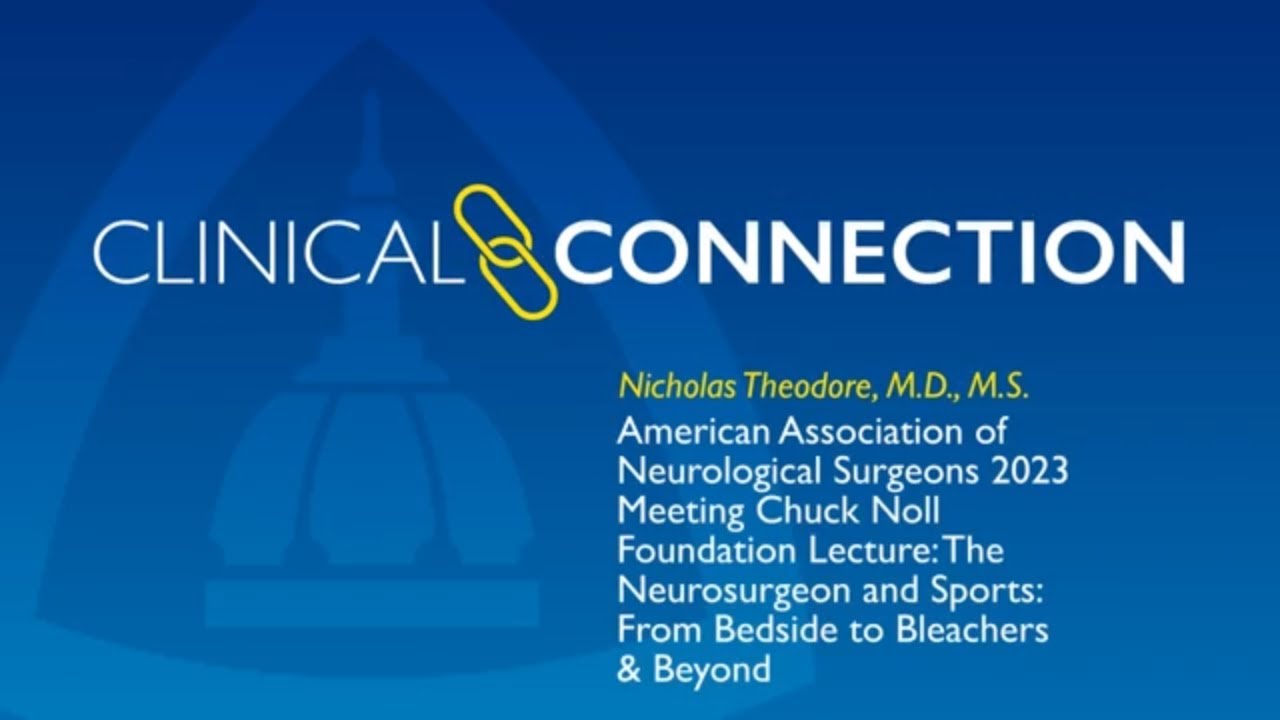American Association of Neurological Surgeons 2023 Meeting | The Neurosurgeon and Sports