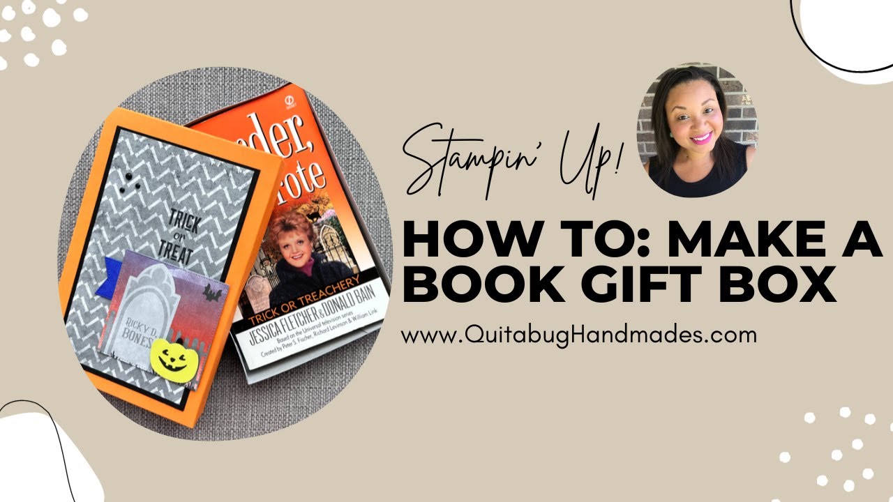 Stampin' Up! Them Bones Halloween Book Gift Box