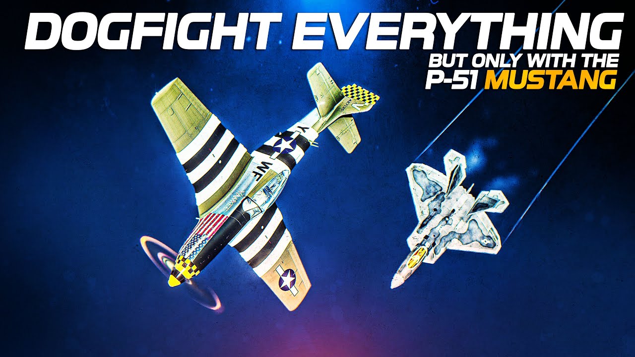 Воздушный бой: все, но только на P-51 Mustang | Цифровой боевой симулятор | DCS |