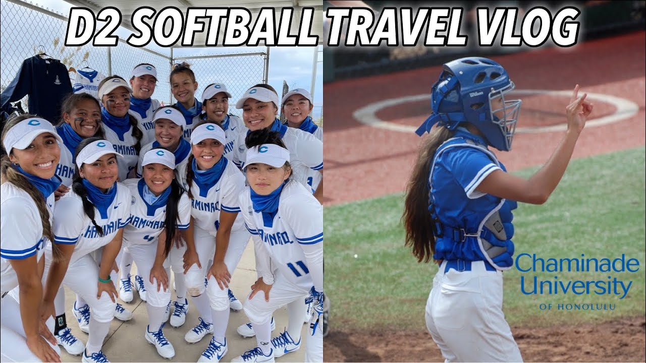 D2 COLLEGE SOFTBALL TRAVEL VLOG | Chaminade University | Ronni Rae