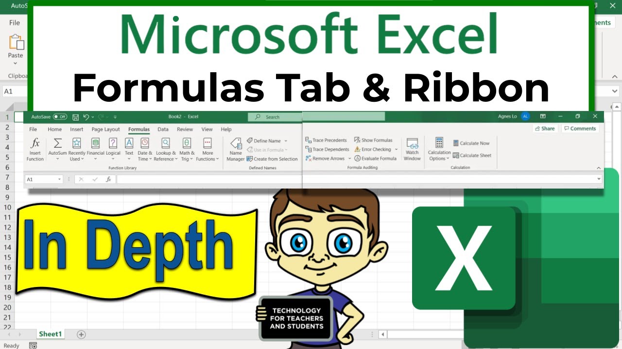 The Excel Formulas Tab and Ribbon in Depth