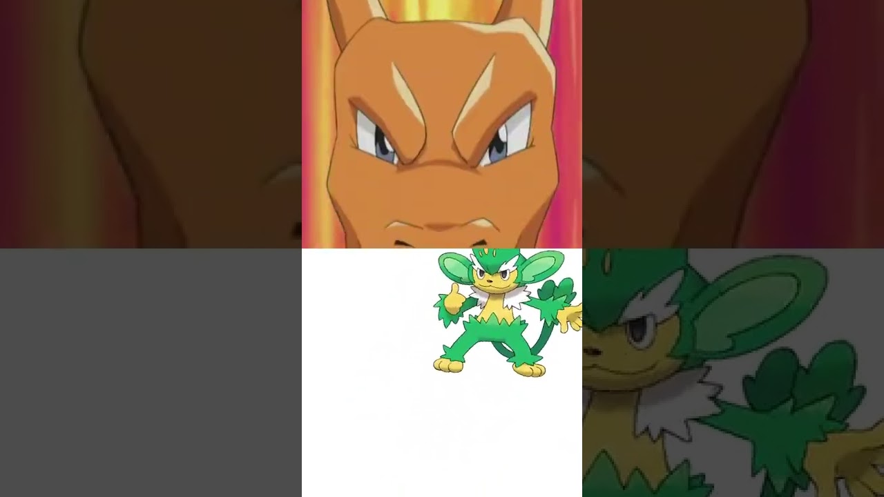 Simisage vs Charizard Pokemon Battle