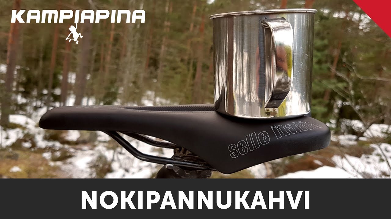 Pyöräretkellä: nokipannukahvia risukeittimellä