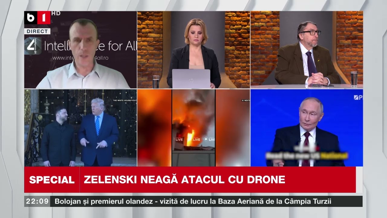SPECIAL B1 CU N. CIURLIN. MEDVEDEEV:DOAMNA CU COASA VA VENI LA ZELENSKI/CHINA ÎNCONJOARĂ TAIWANUL P3