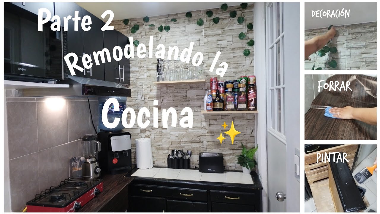 Remodelación de la cocina ✨ parte 2 #familia #cocina #hogaracogedor #limpieza #hogar 