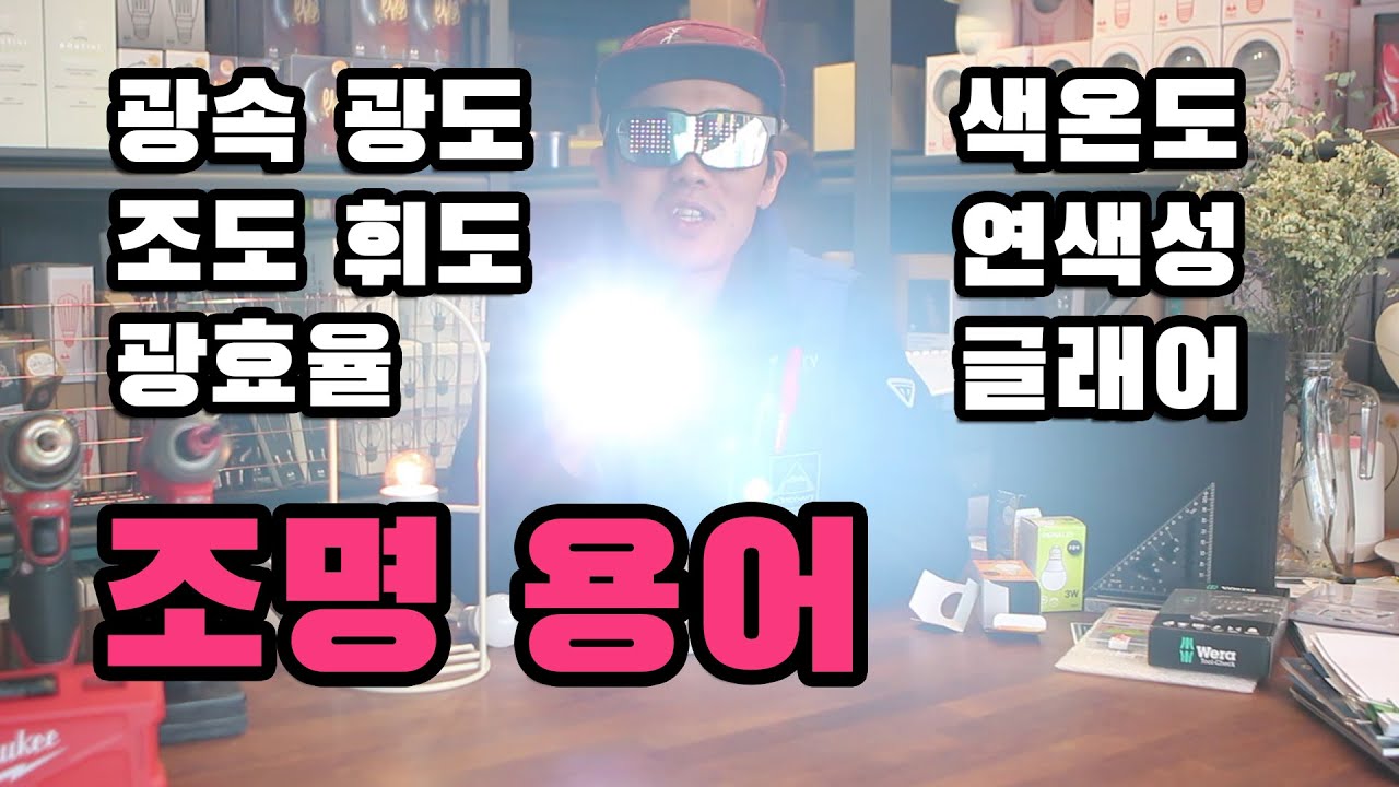 라이트포유의 조명 용어 설명 연색성 광효율 광속 조도 휘도 광도 색온도 글래어를 알아보아요