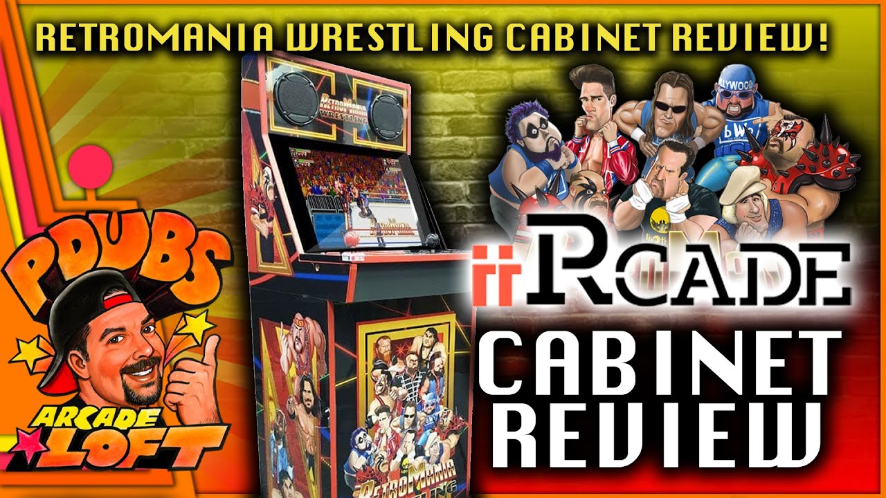 iiRcade RetroMania Wrestling Arcade Cabinet Review!  Does It Win The Gold?