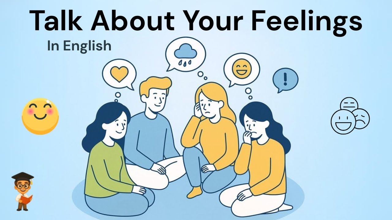 Talk About Your Feelings in English | Simple Daily English for Beginners | Real Conversation Practic