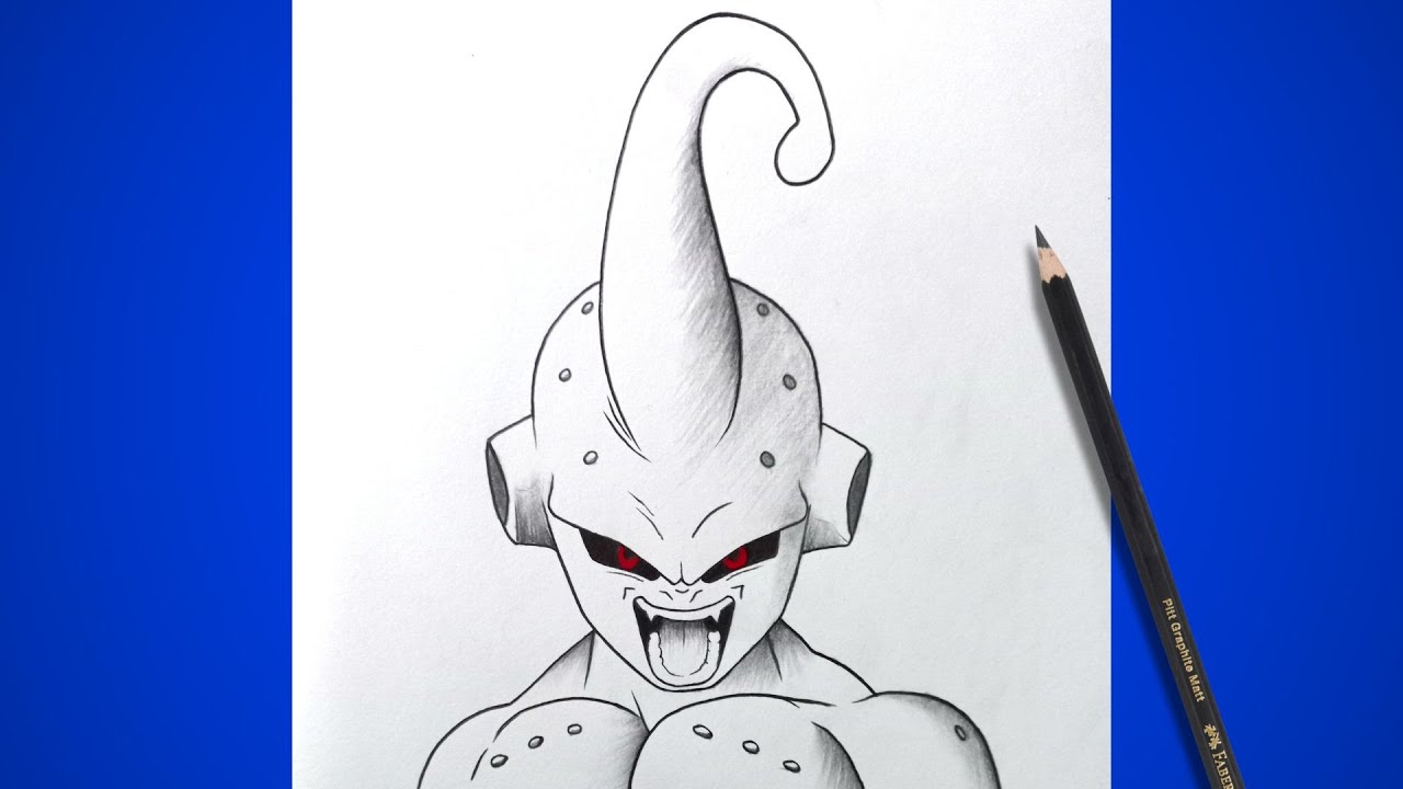 How To Draw Kid Buu Easy Step By Step | Kid Buu Drawing Tutorial For Beginners | Dragon Ball Z