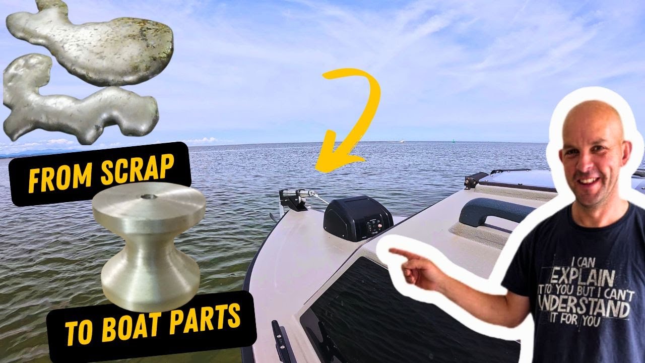 Making A DIY Bow Roller For Our New Small Boat Anchoring System