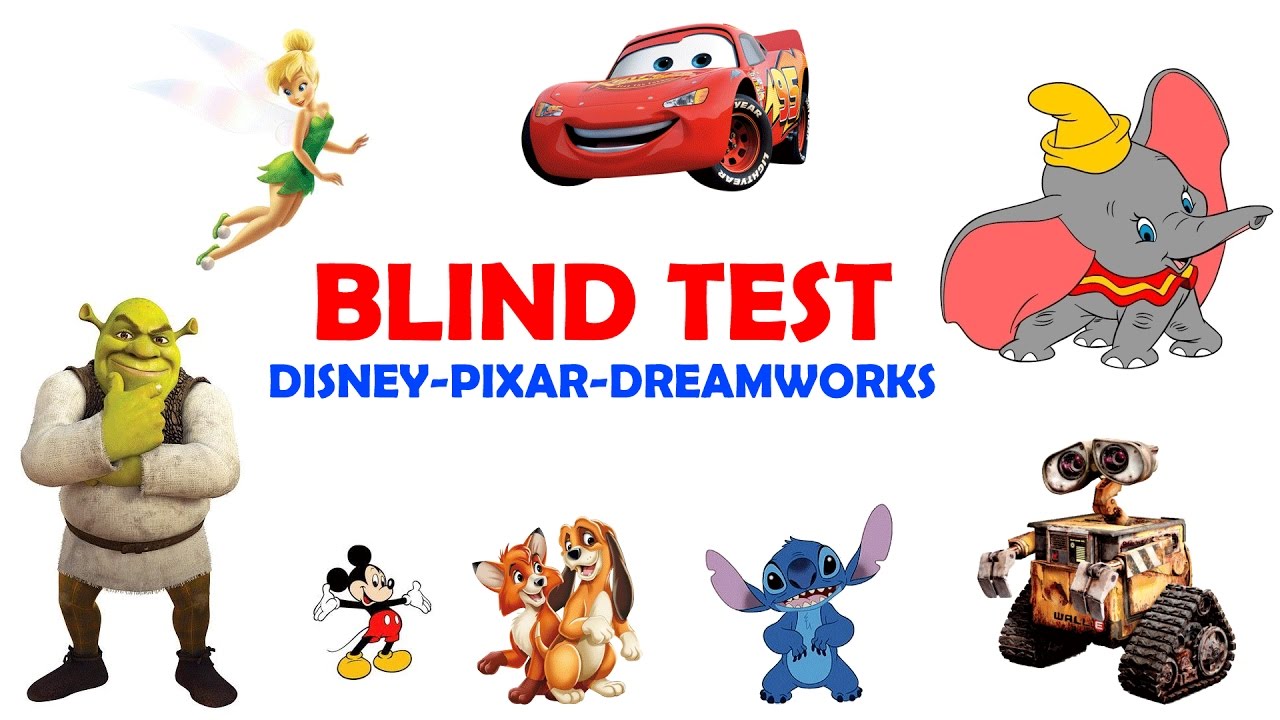 blind test : Disney - Pixar - DreamWorks