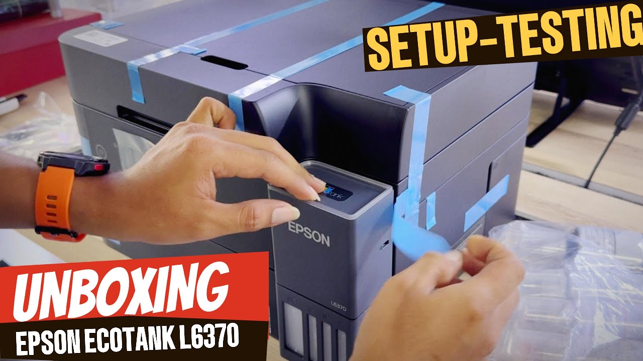 Epson EcoTank L6370 Unboxing in Hindi | Setup, Ink Filling & Print Quality Test