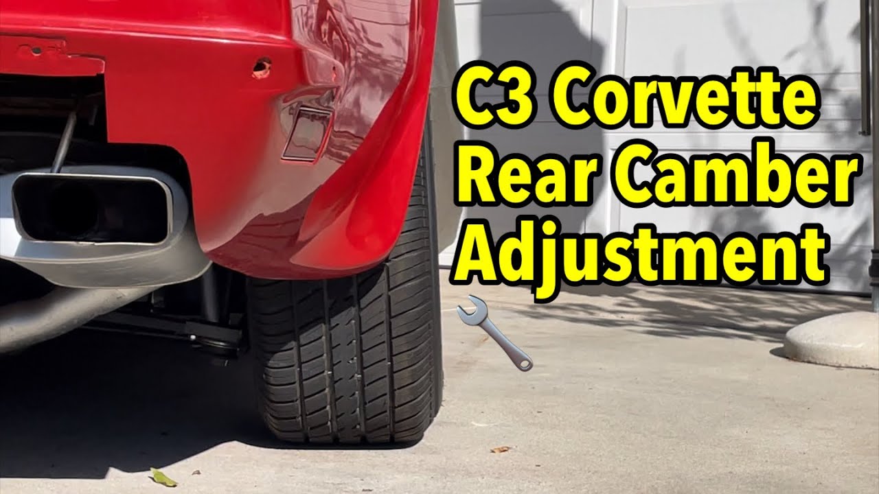 C3 Corvette Rear Camber Adjustment