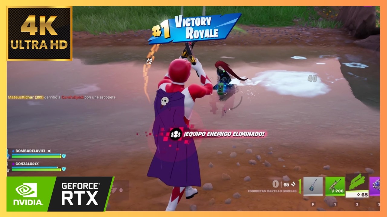Fornite Trio Gameplay FHD 120fps