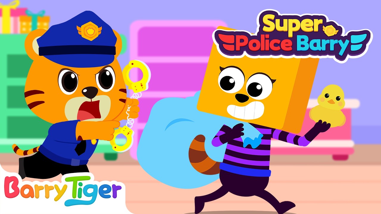 Finding the Toy Thief | Mission Starts! | Educational Police Cartoons | BarryTiger