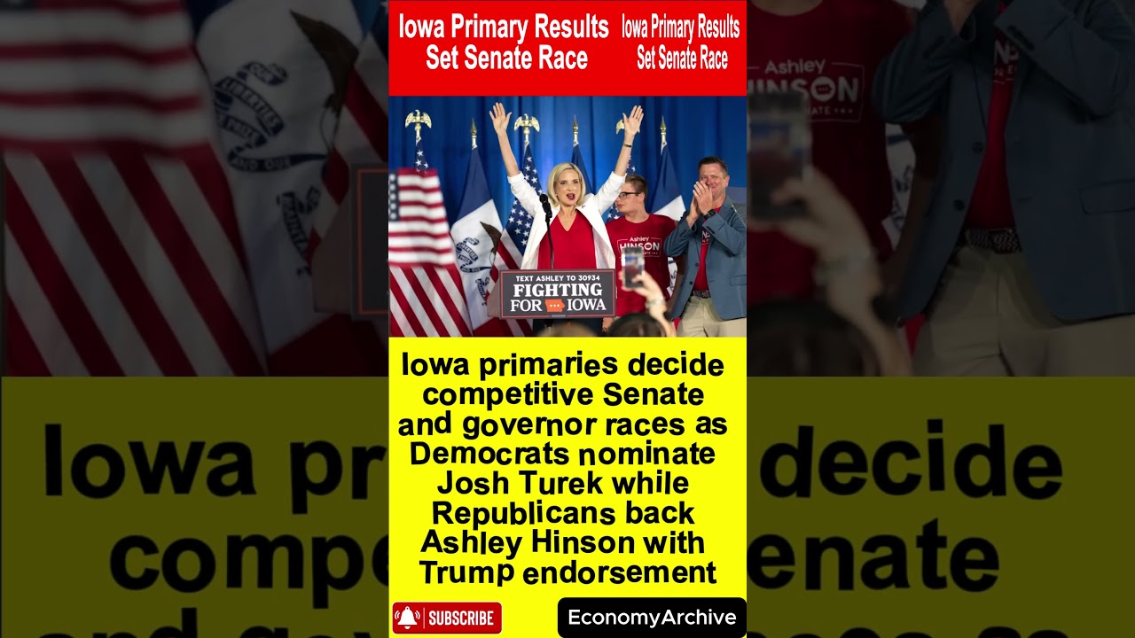 Iowa Primary Results Set Senate Race