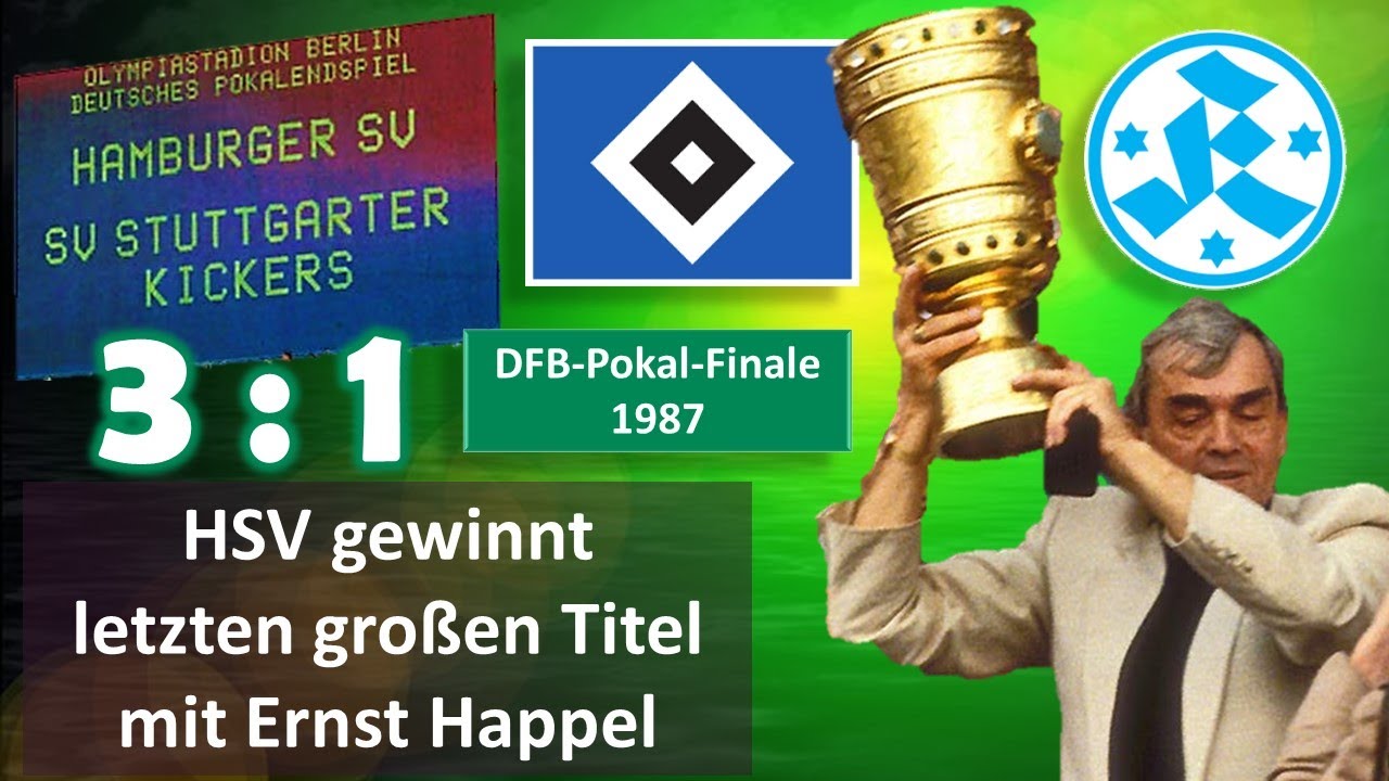 1987-06-20 Hamburger SV - Stuttgarter Kickers 3:1 (DFB-Pokal-Finale) komplette Radio-Übertragung