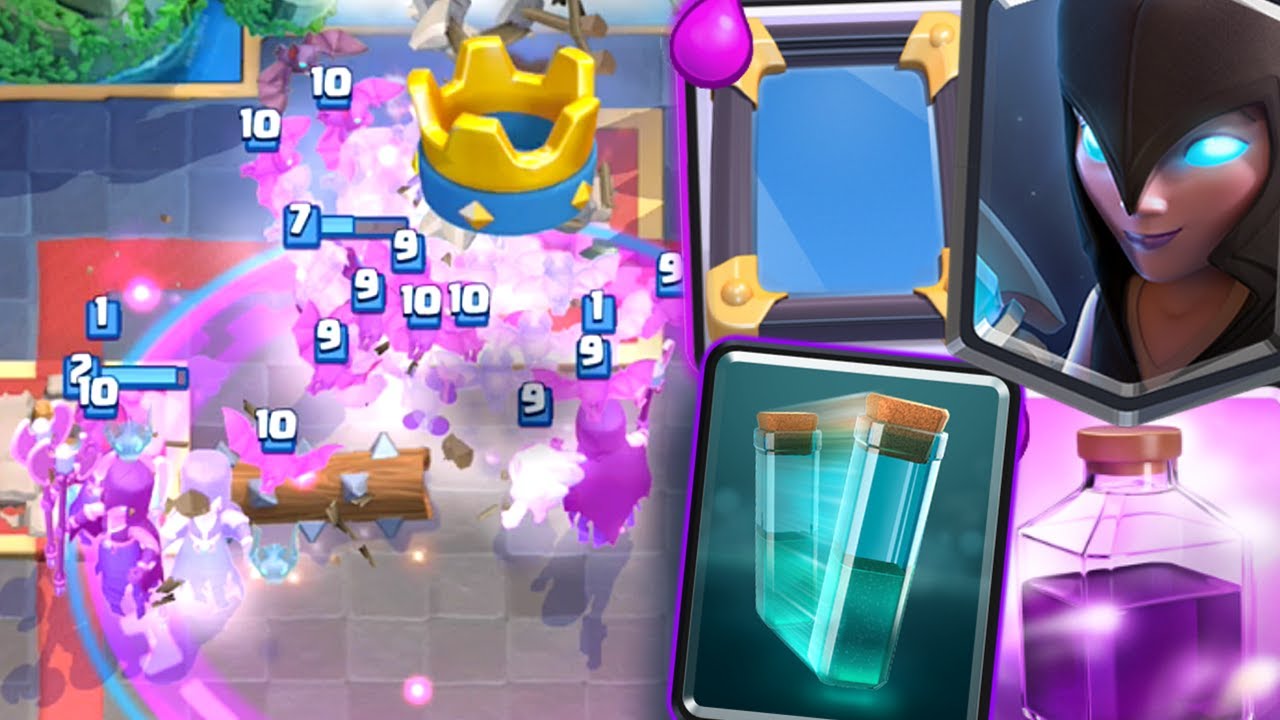 Clash Royale - ЗЕРКАЛЬНАЯ КОЛОДА ИЗ 12 ПОБЕД НОЧНОЙ ВЕДЬМЫ С КЛОНОМ!
