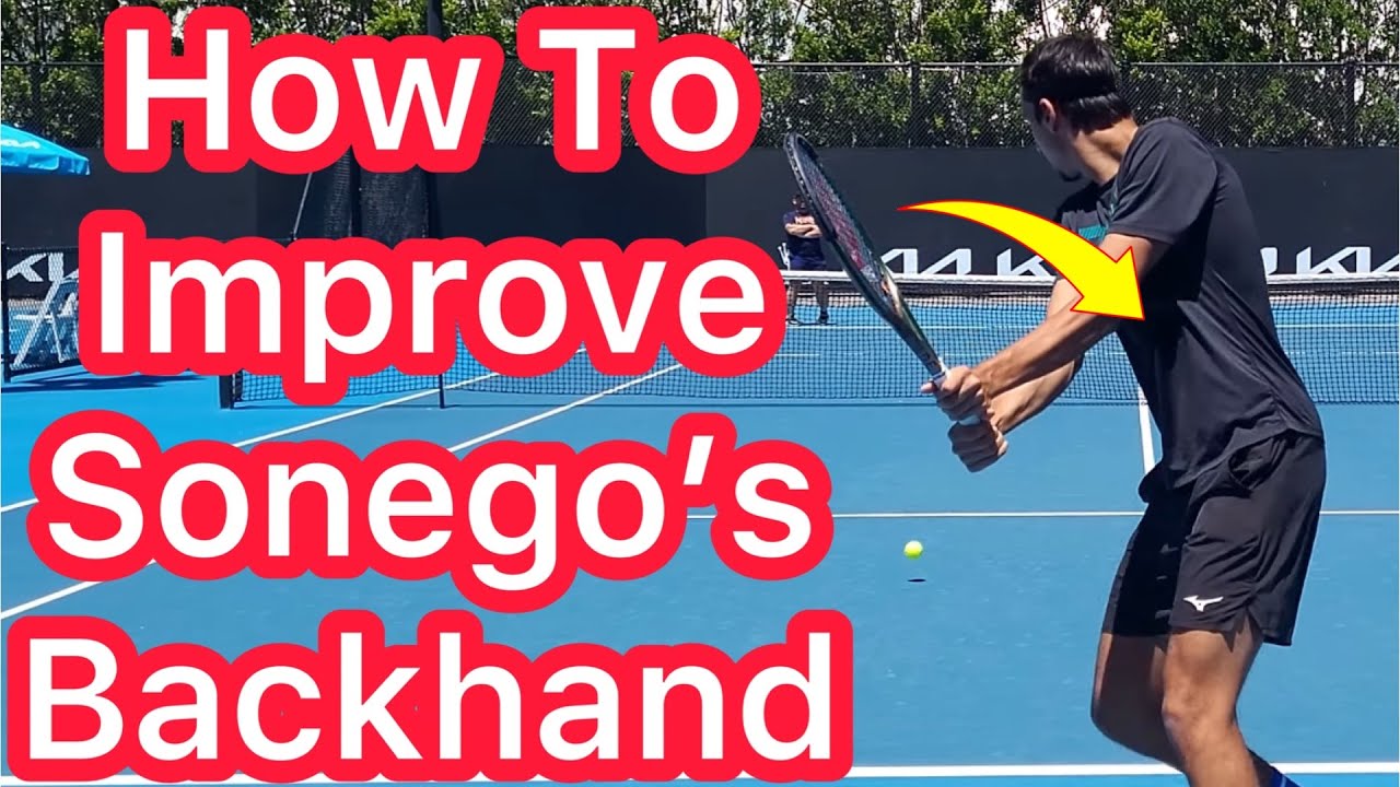 How Lorenzo Sonego Can Gain More Backhand Control (Pro Tennis Technique Analysis)