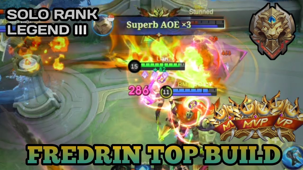 SOLO TO IMMORTAL JOURNEY - FREDRIN - Jungle Lane - MLBB
