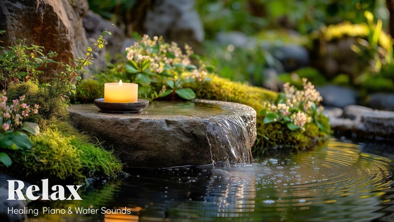 Japanese Garden with Soothing Water Sounds 🌿 Peaceful Music for Inner Healing, Calm Mind & Body