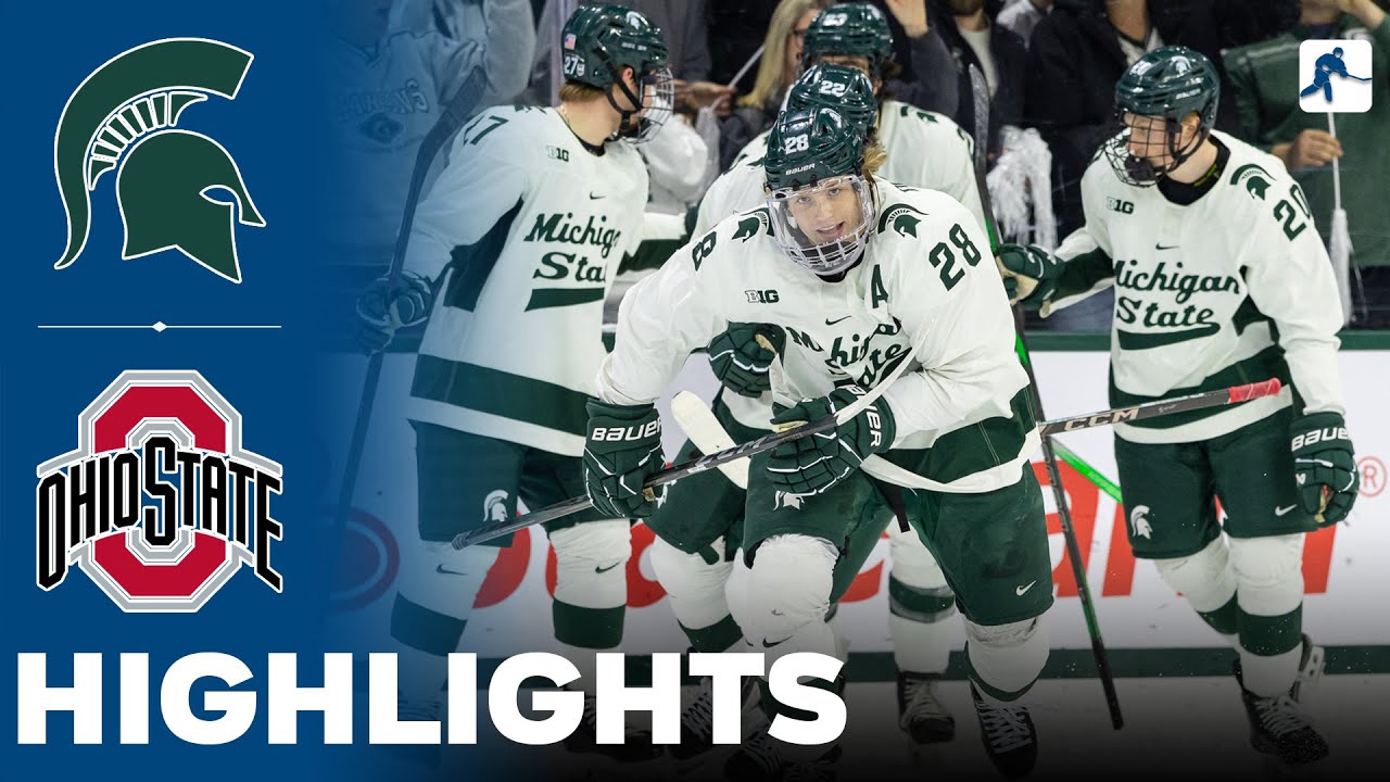 Michigan State vs Ohio State | Big Ten Hockey Tournament Final | Highlights - March 22, 2025
