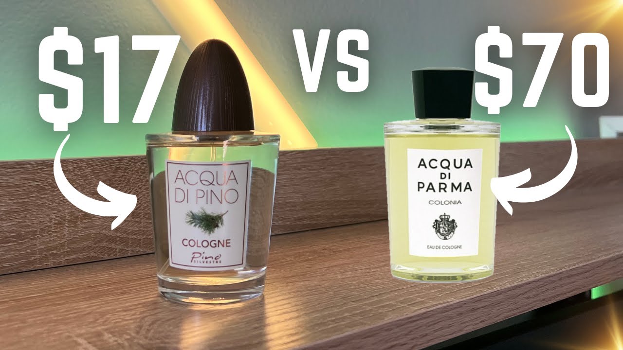 $17 Acqua Di Pino Colonge VS $70 Acqua Di Parma Colonia