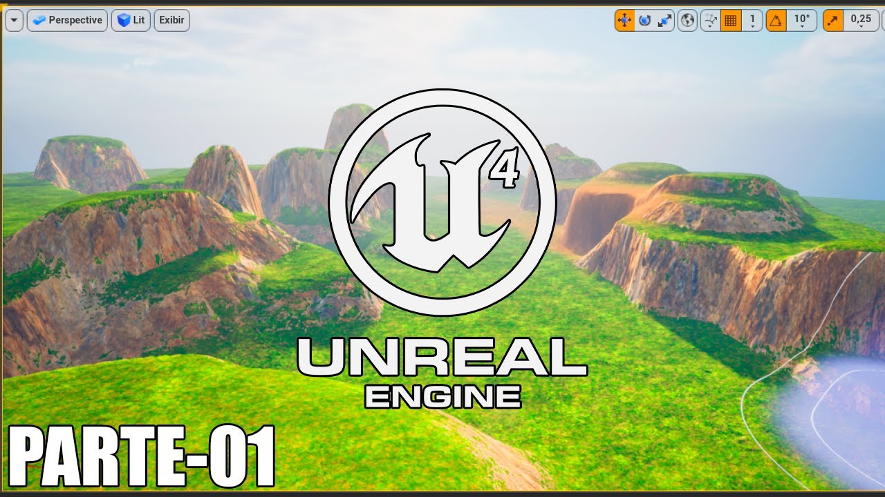 AUTO MATERIAL PARA LANDSCAPES, (PARTE 01) - UNREAL