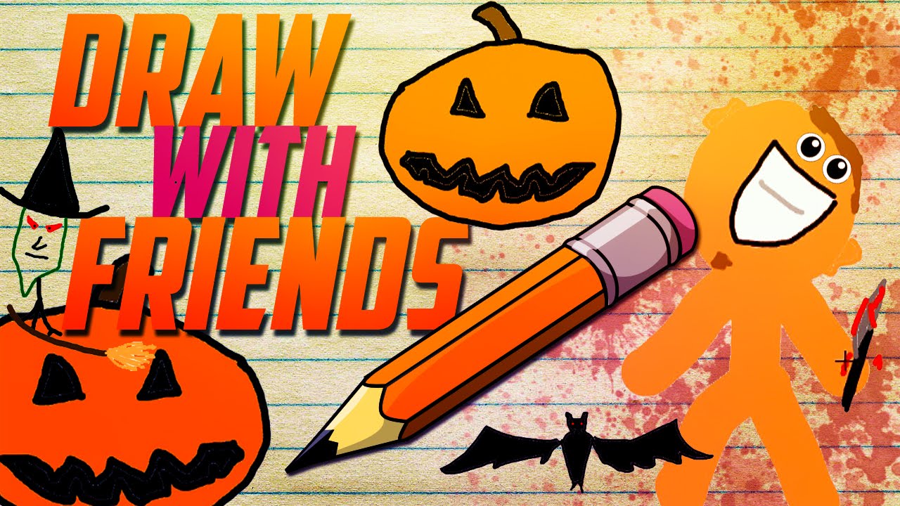 Draw with Friends Funny Moments! - Halloween Edition!