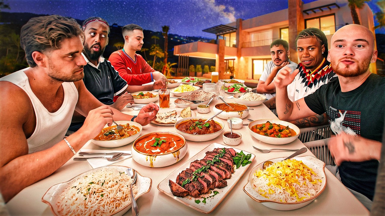 VILLA DINNER MIT ELI, SIDNEY, FAROO, ERNE & FURKY