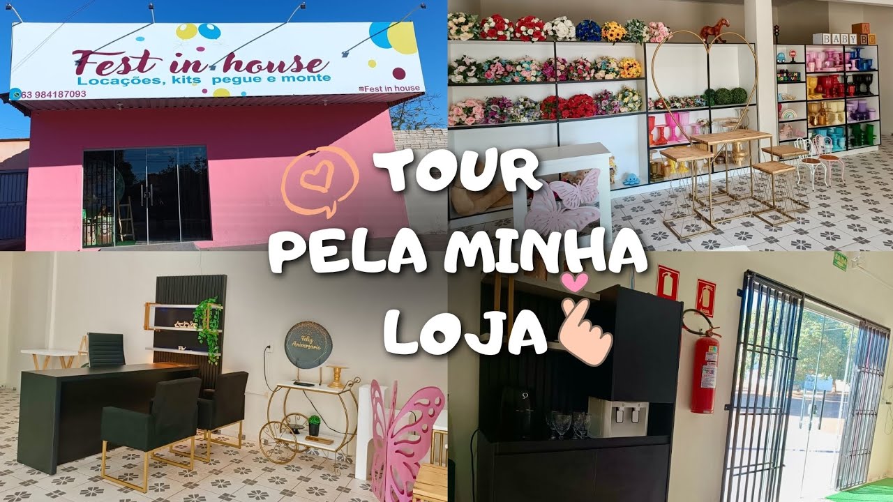 Tour pela minha loja de pegue e monte.