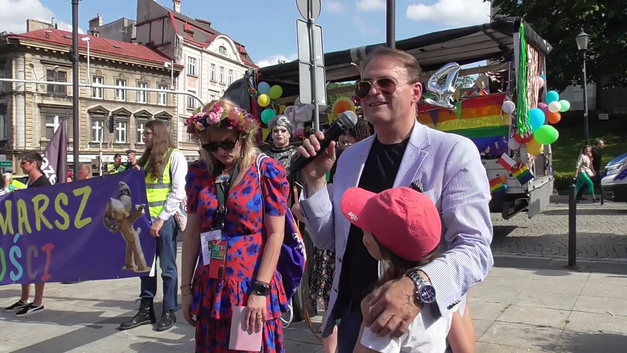 Marsz R&oacute;wności , Bielsko-Biała , 22.06.2024 r.