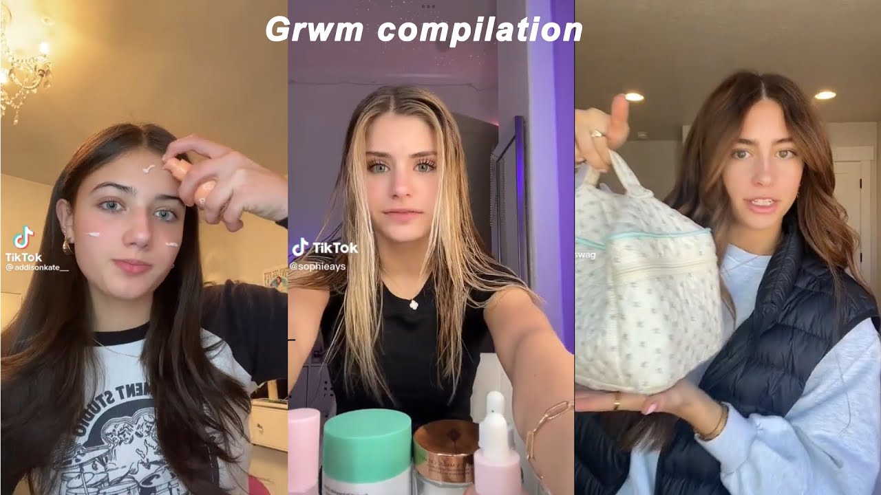 TikTok grwm compilation #11 #trending