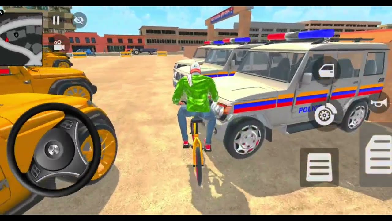 Franklin Entry in Police Station With Gun | Indian Thift Auto Simulation Game