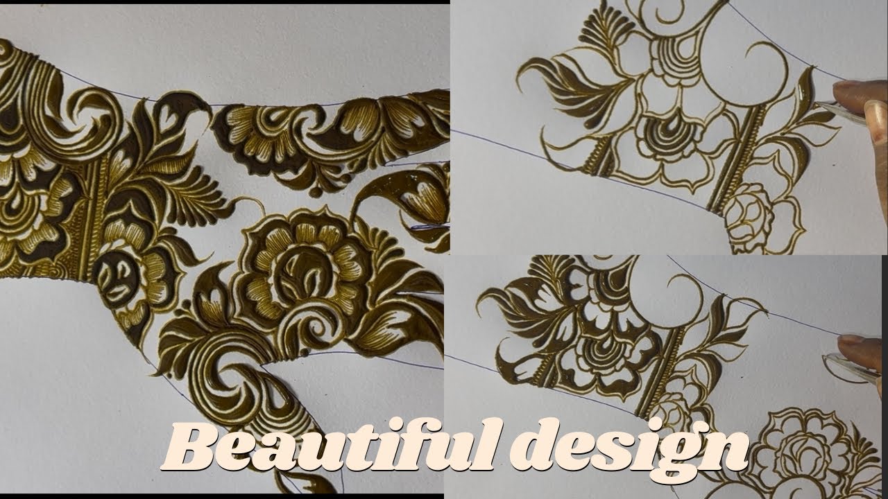 Latest Dubai Style Mehendi Design | Simple & Elegant