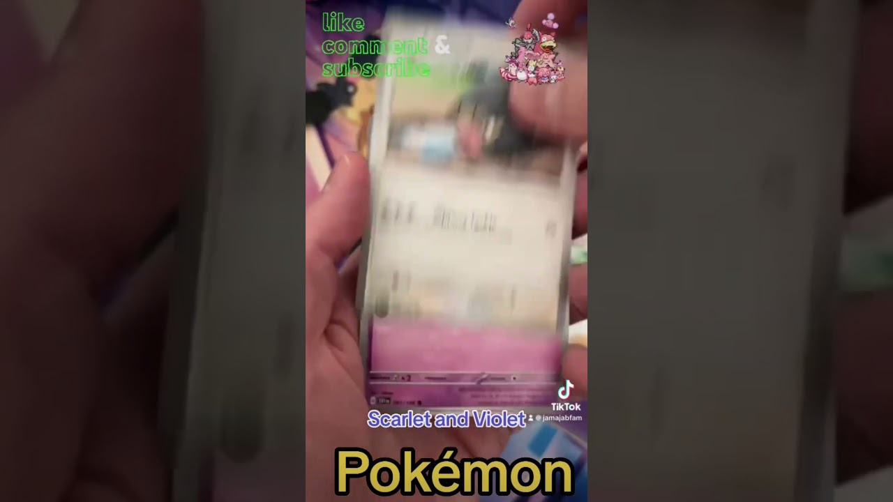 Pok&eacute;mon pack #pok&eacute;mon #pok&eacute;montcg #pok&eacute;moncommunity #scarletandviolet #pokemonpack #like #subscribe