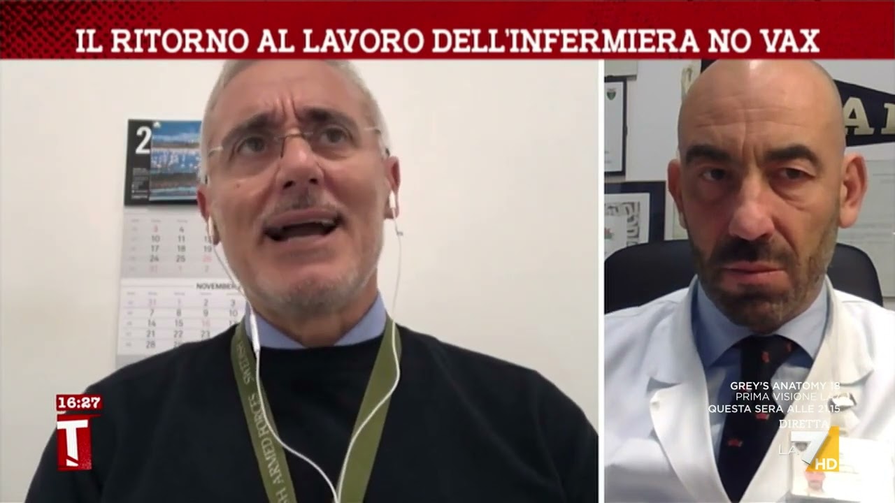 Il ritorno al lavoro dell’infermiera no vax