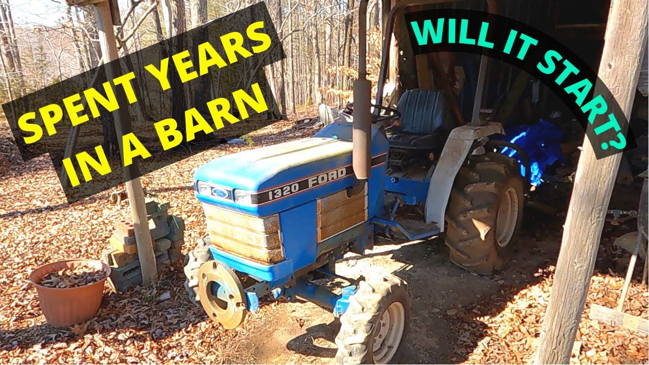 Ford Tractor Hidden in a Barn for Years! - Seek + Crank Mission - DIY Homemade Trailer - Ford 1320