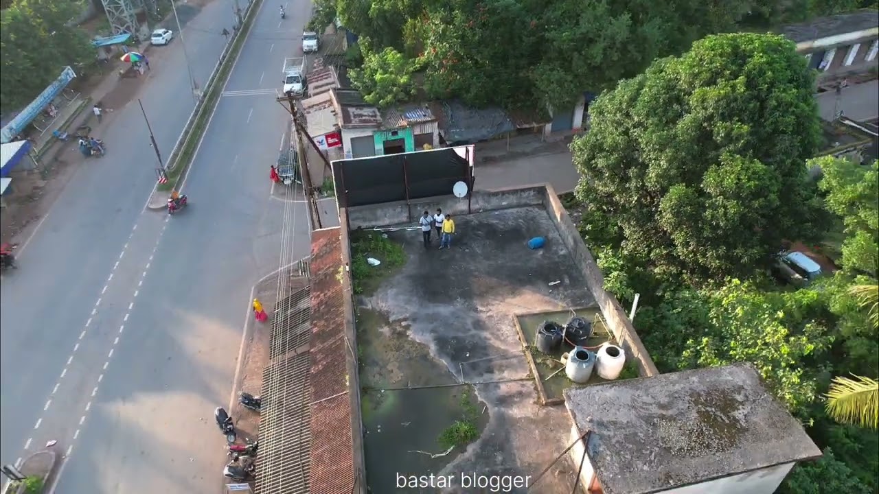 Bastar Main Chauk | Drone View | #bastar #nationalhighway30