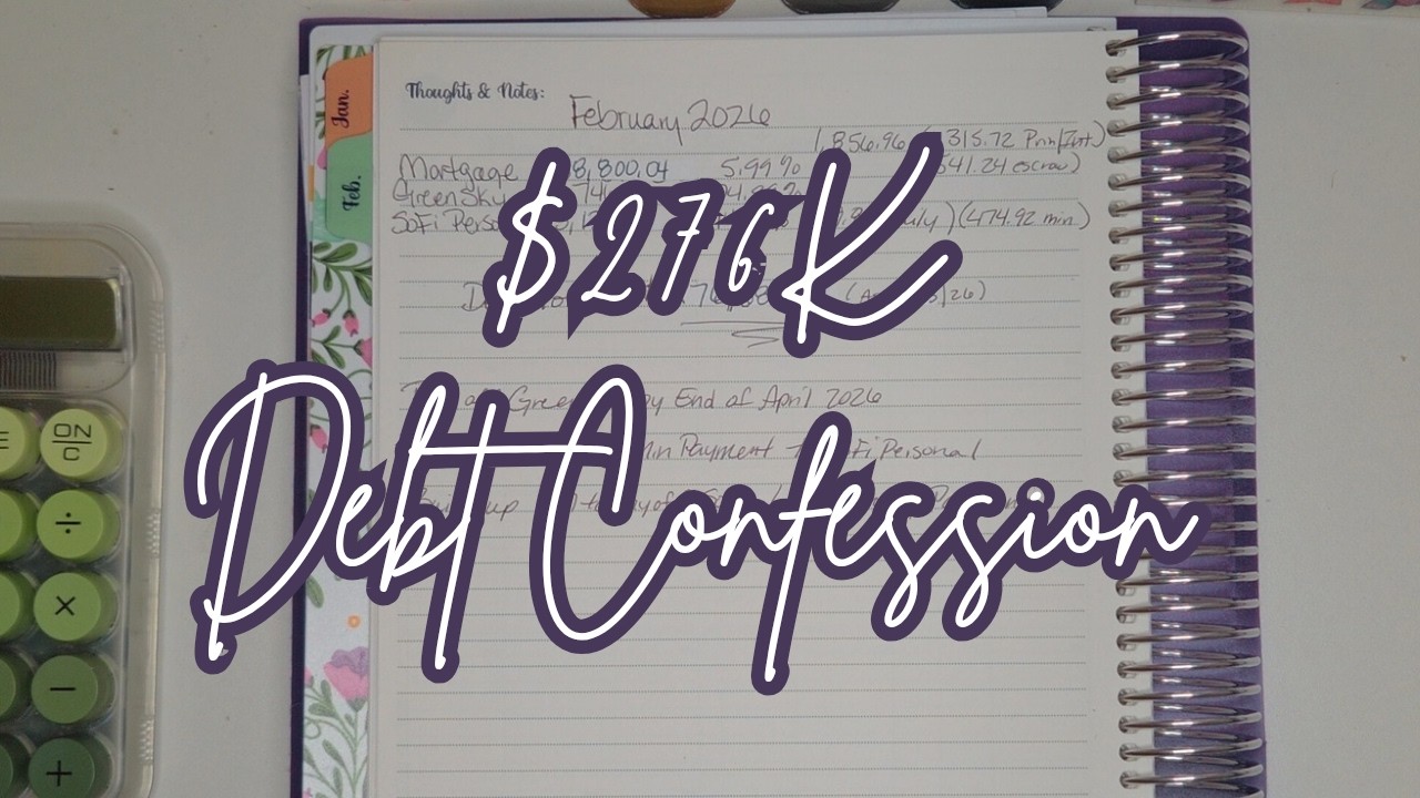Debt Confession | $276K In Debt | My Crazy Plan To Pay Off Debt |