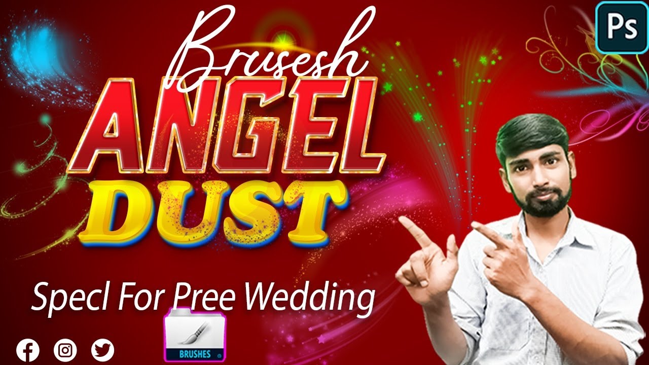 ANGEL DUST BRUSHES FOR PHOTOSHOP ||  BEST FOR PRE WEDDING