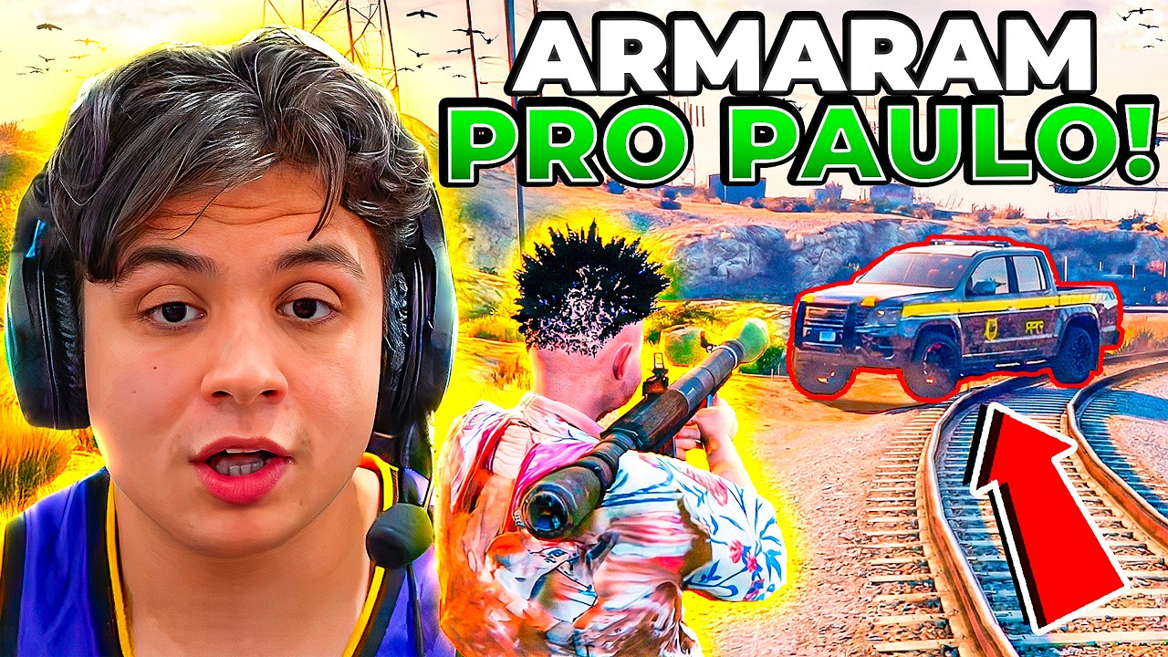 ARMARAM UMA ARMADILHA PRA PEGAR o PAULINHO e ELE REAGIU!😱 GTA RP (Modder clips)