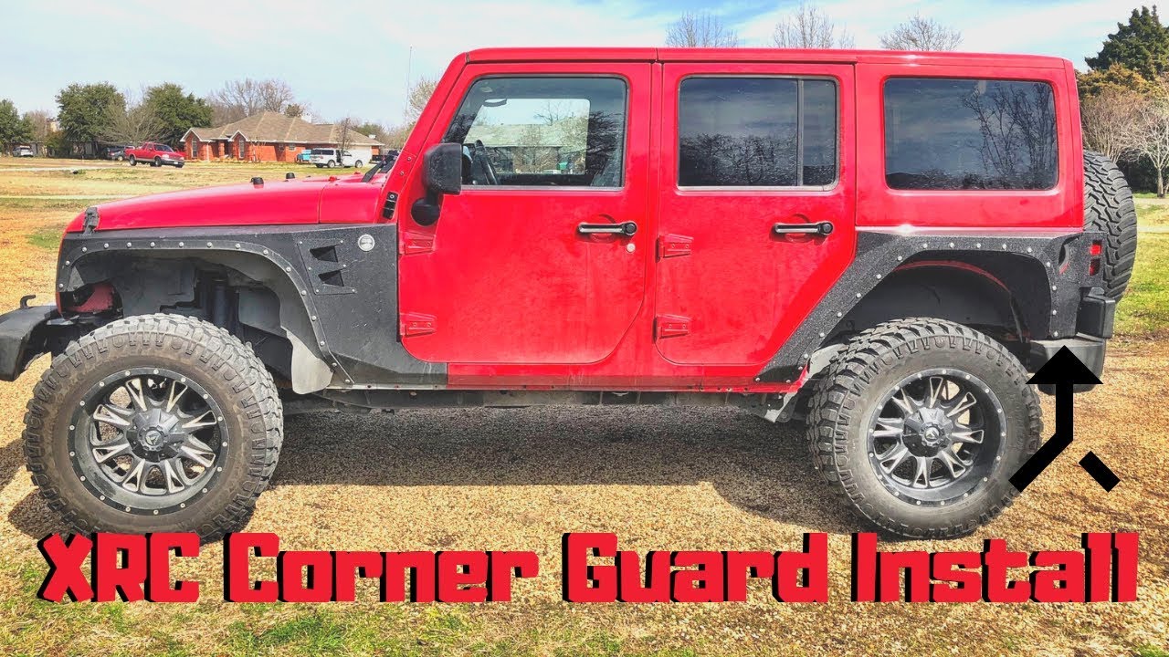 XRC REAR CORNER GUARDS INSTALL