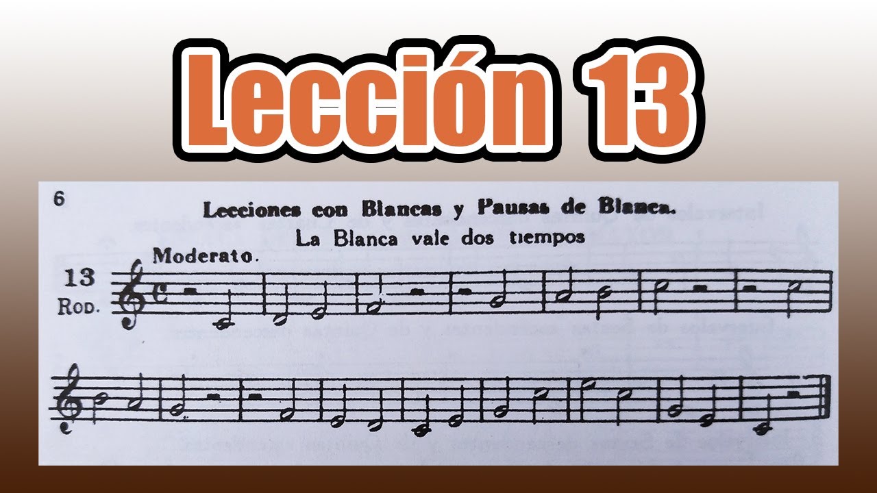 Lección 13 - Solfeo de los Solfeos