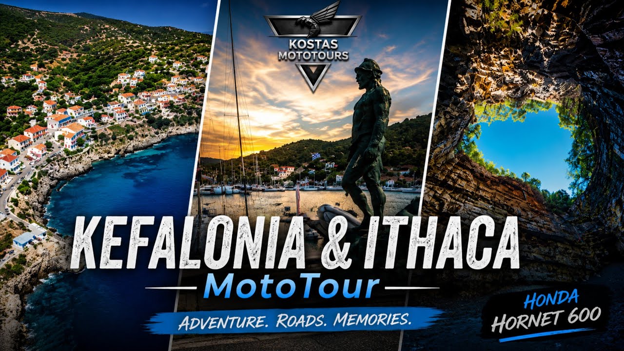 Kefalonia & Ithaca | Mototour | Honda Hornet 600