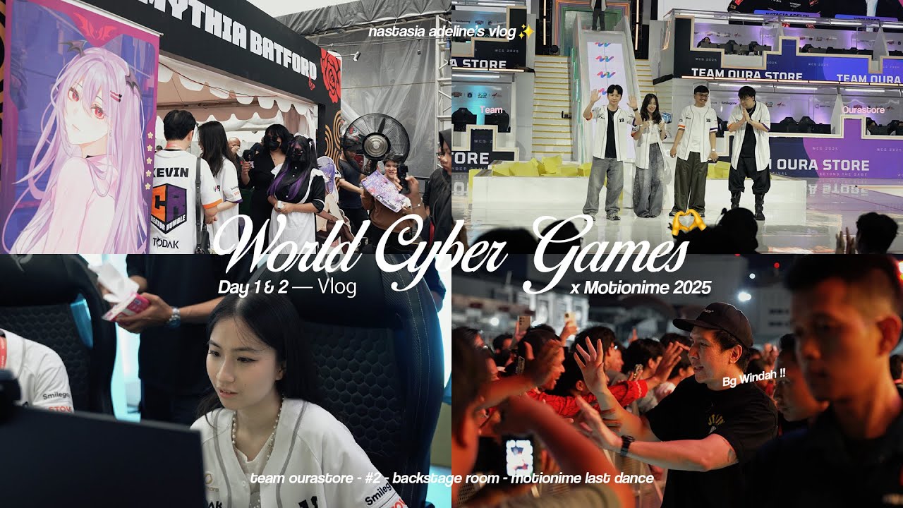 VLOG WCG x MOTION IME - KITA JUARA 2 YEAY